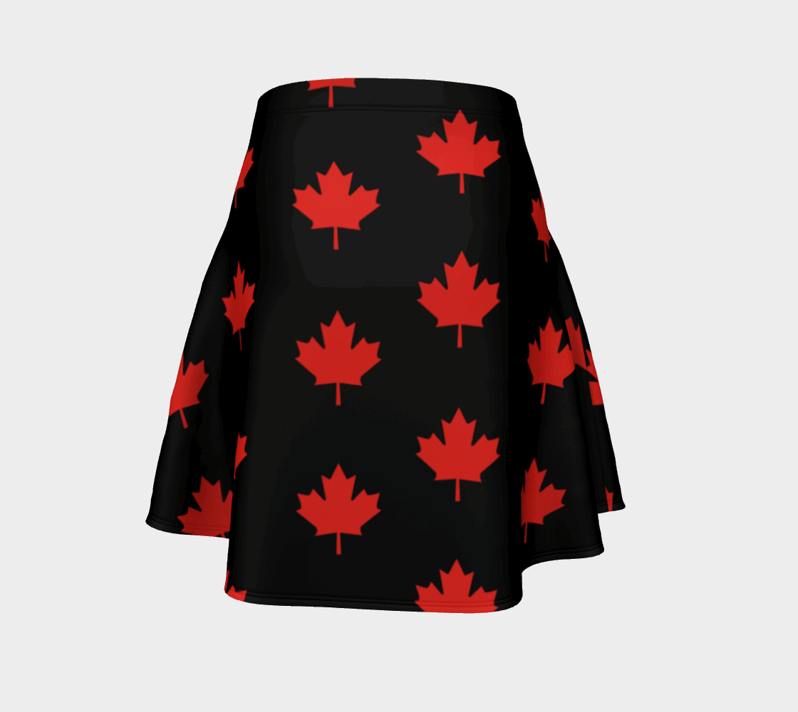 All Over Maple Leaf Black TeeSpect