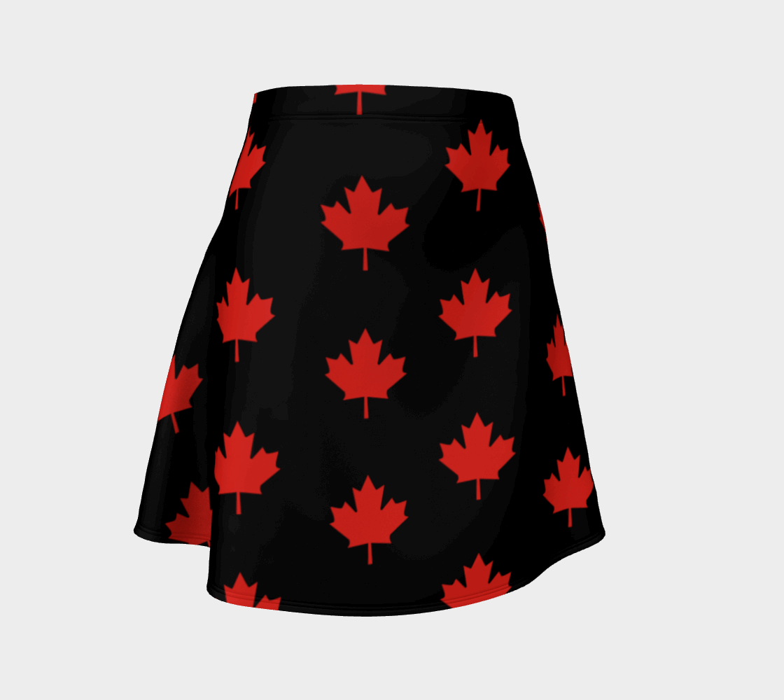 All Over Maple Leaf Black TeeSpect