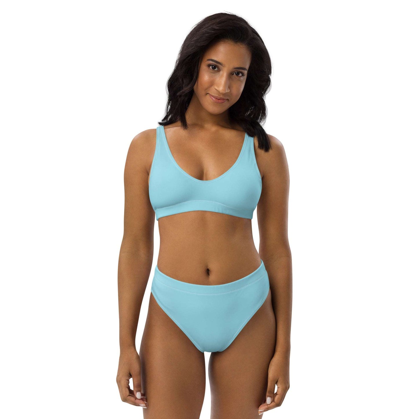 Blizzard Blue Recycled High-Waisted Bikini
