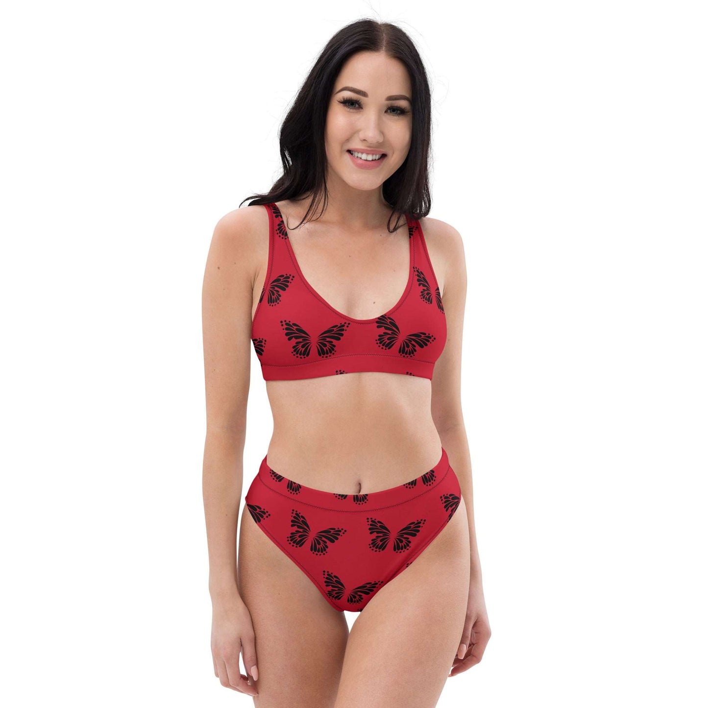 Butterfly Recycled High-Waisted Bikini - Multiple Colors