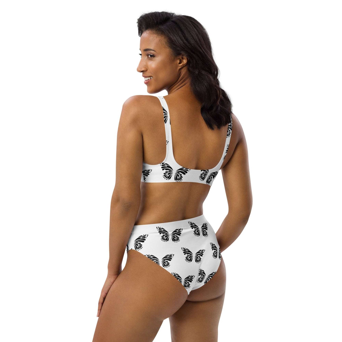 Butterfly Recycled High-Waisted Bikini - Multiple Colors