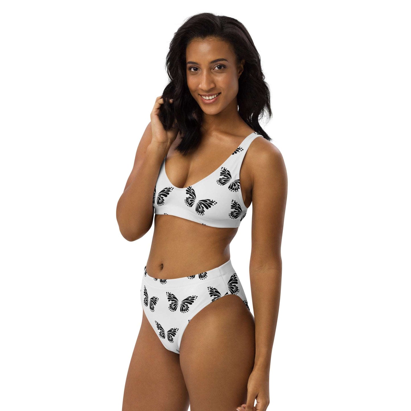 Butterfly Recycled High-Waisted Bikini - Multiple Colors