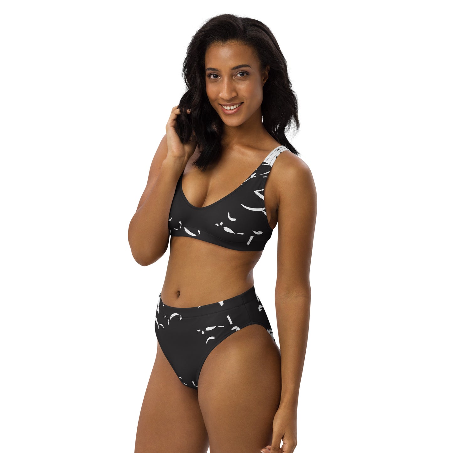 Moon Flames Recycled High-Waisted Bikini