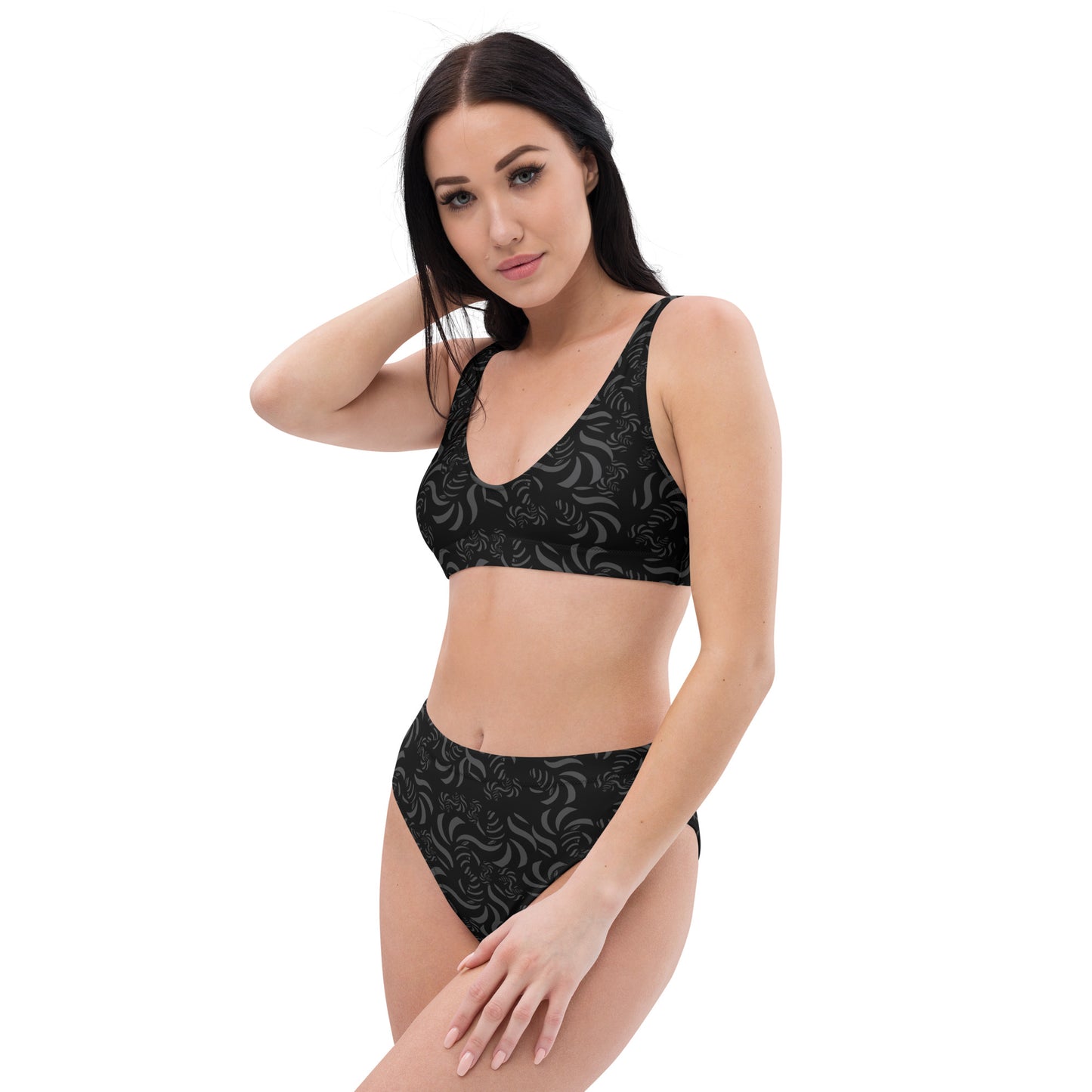 Find Zebra Recycled High-Waisted Bikini Multiple Colors