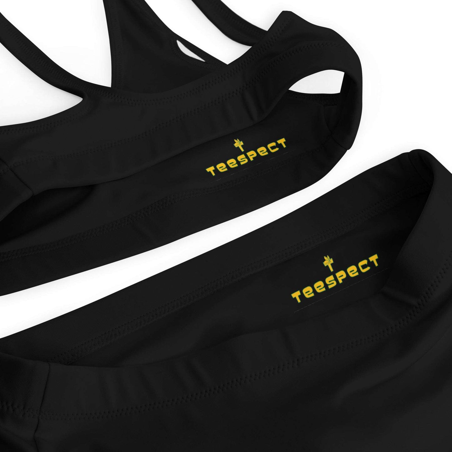 Black Recycled High-Waisted Bikini