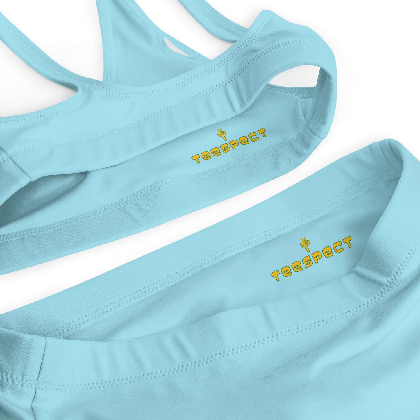 Blizzard Blue Recycled High-Waisted Bikini