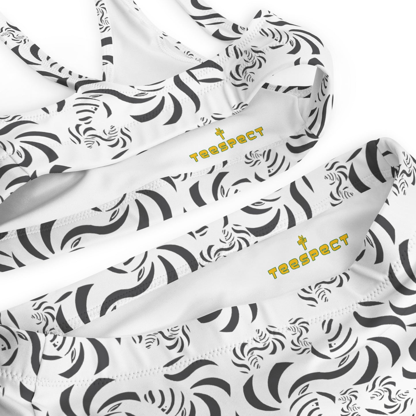 Find Zebra Recycled High-Waisted Bikini Multiple Colors