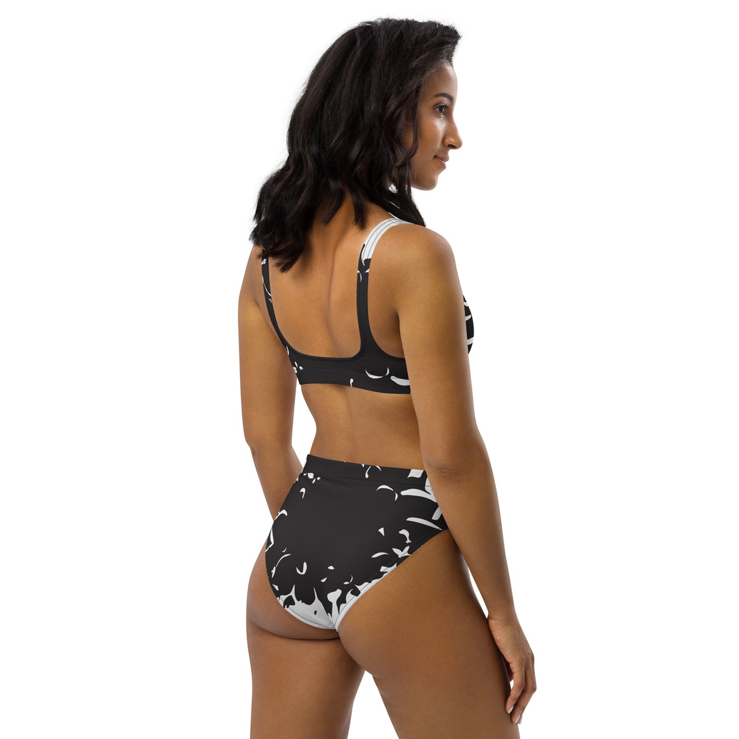 Moon Flames Recycled High-Waisted Bikini