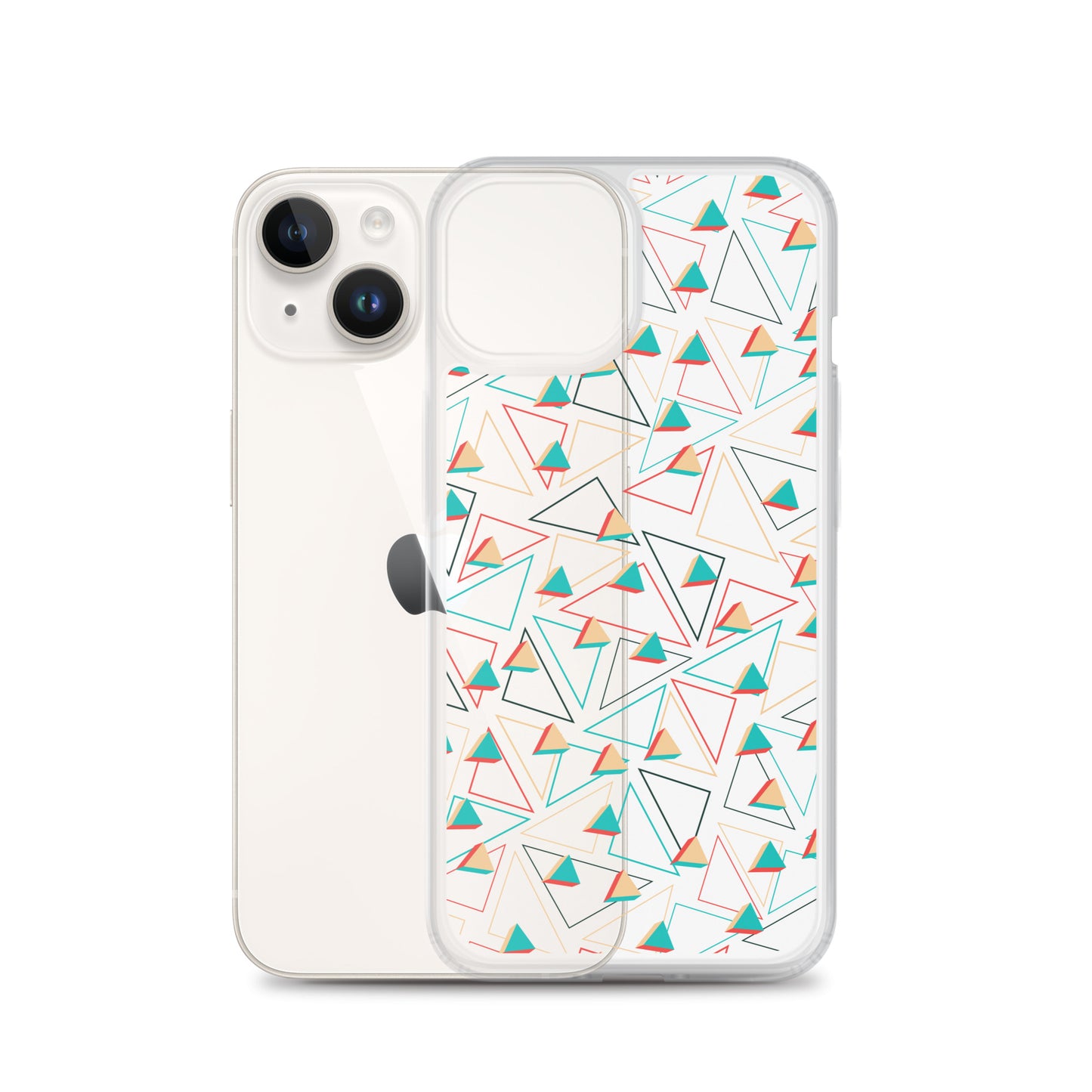 Triangular Candied Clear iPhone Case