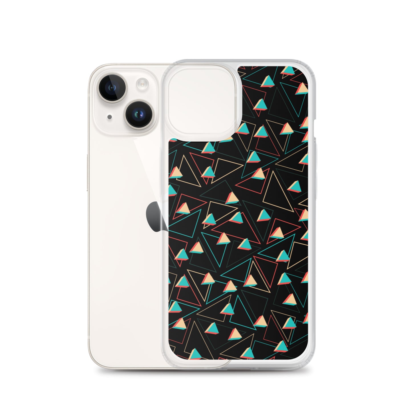 Triangular Candied Black iPhone Case