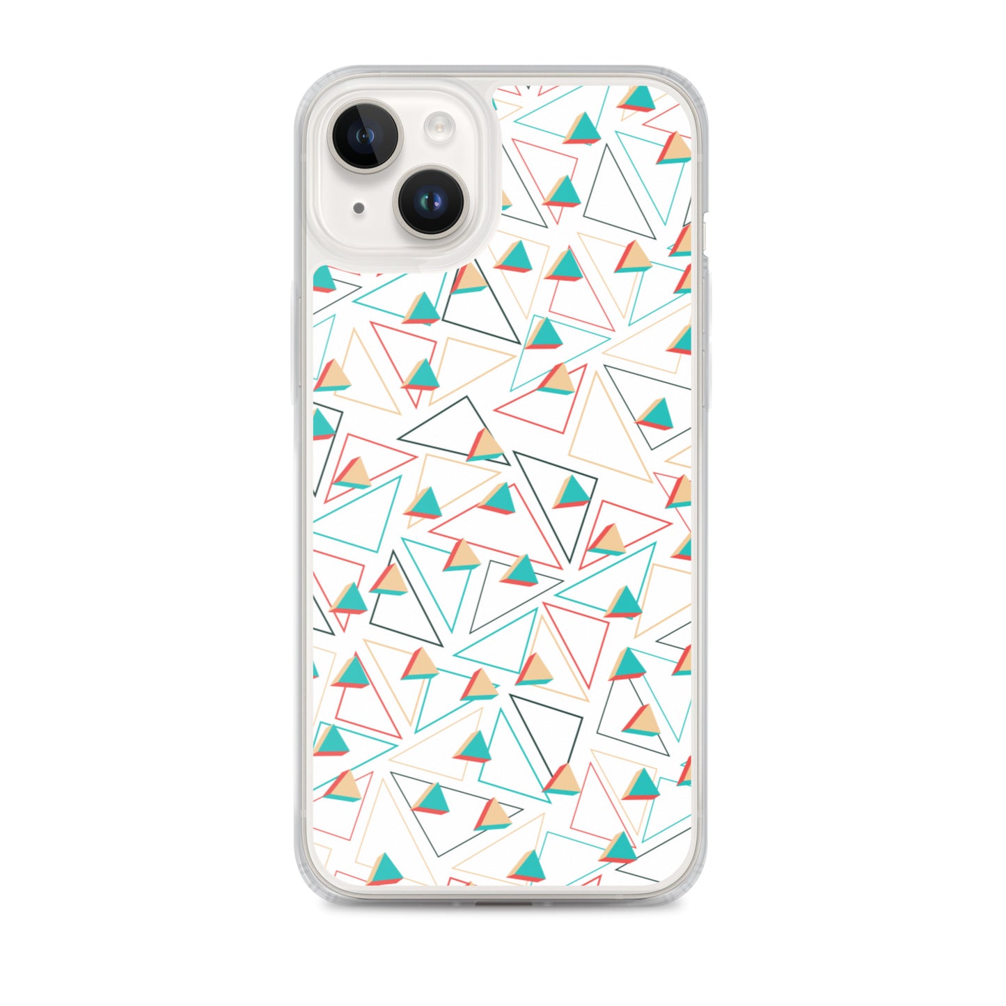 Triangular Candied White iPhone Case