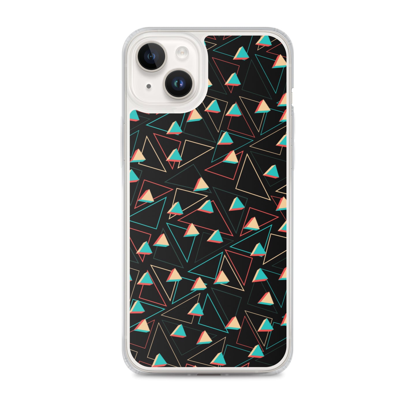 Triangular Candied Black iPhone Case