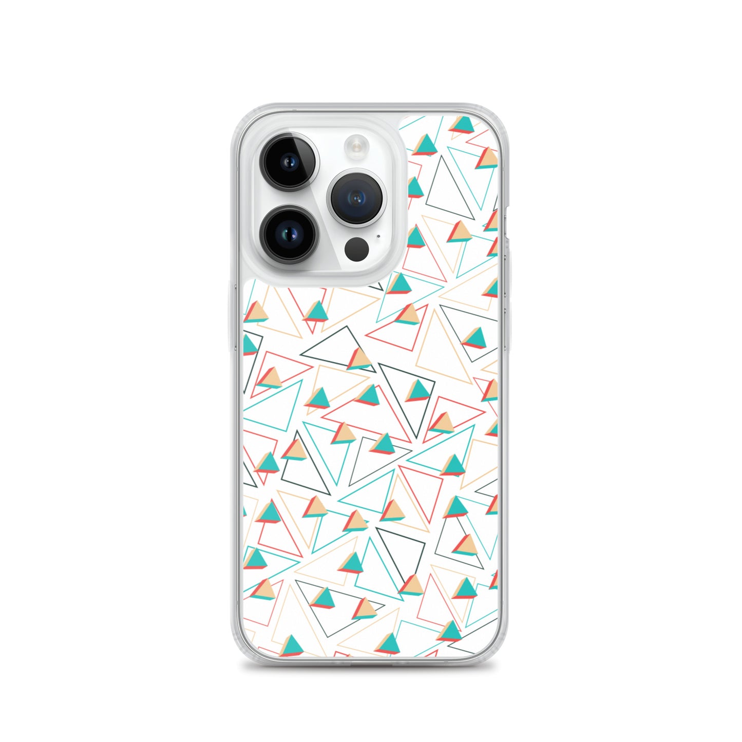 Triangular Candied White iPhone Case