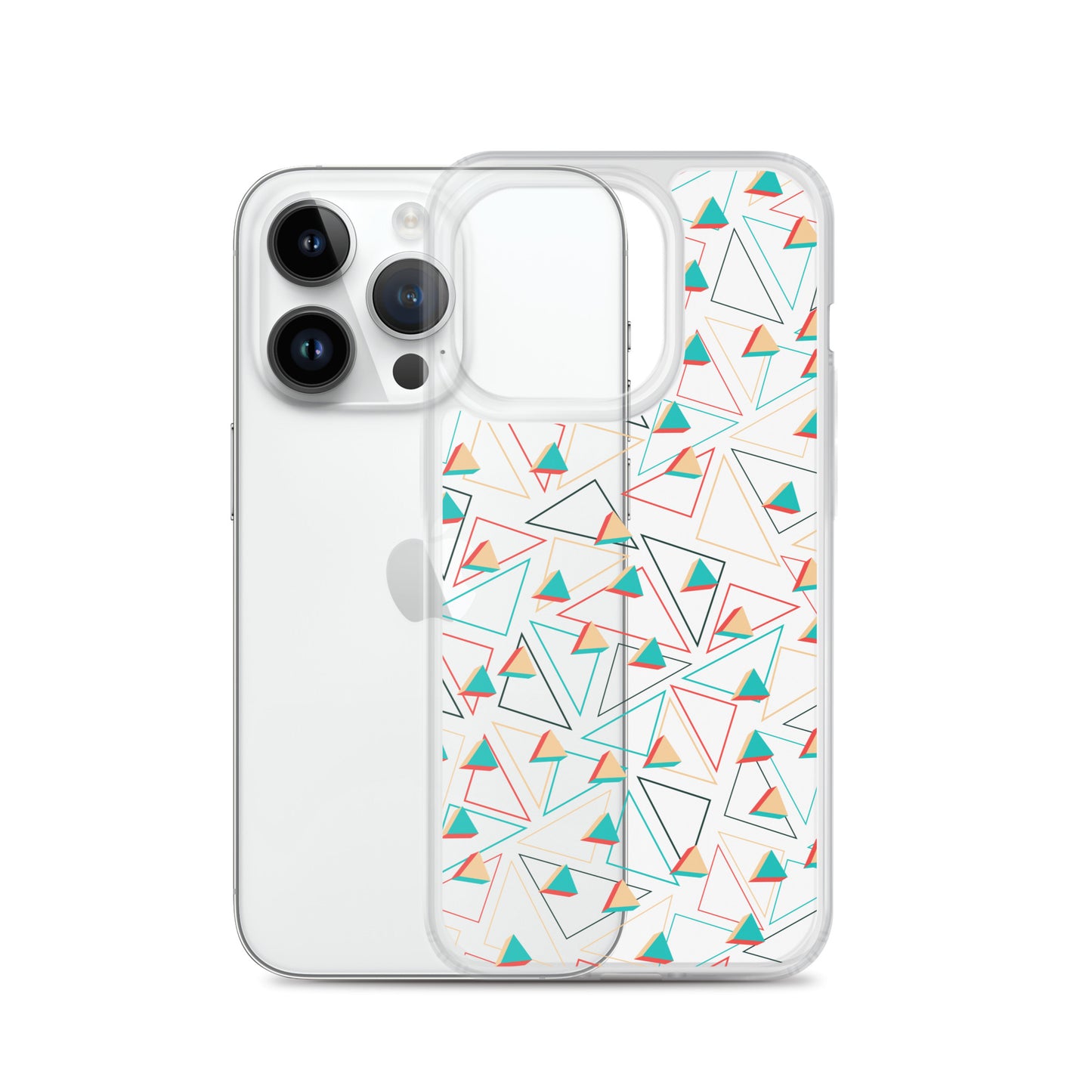 Triangular Candied Clear iPhone Case