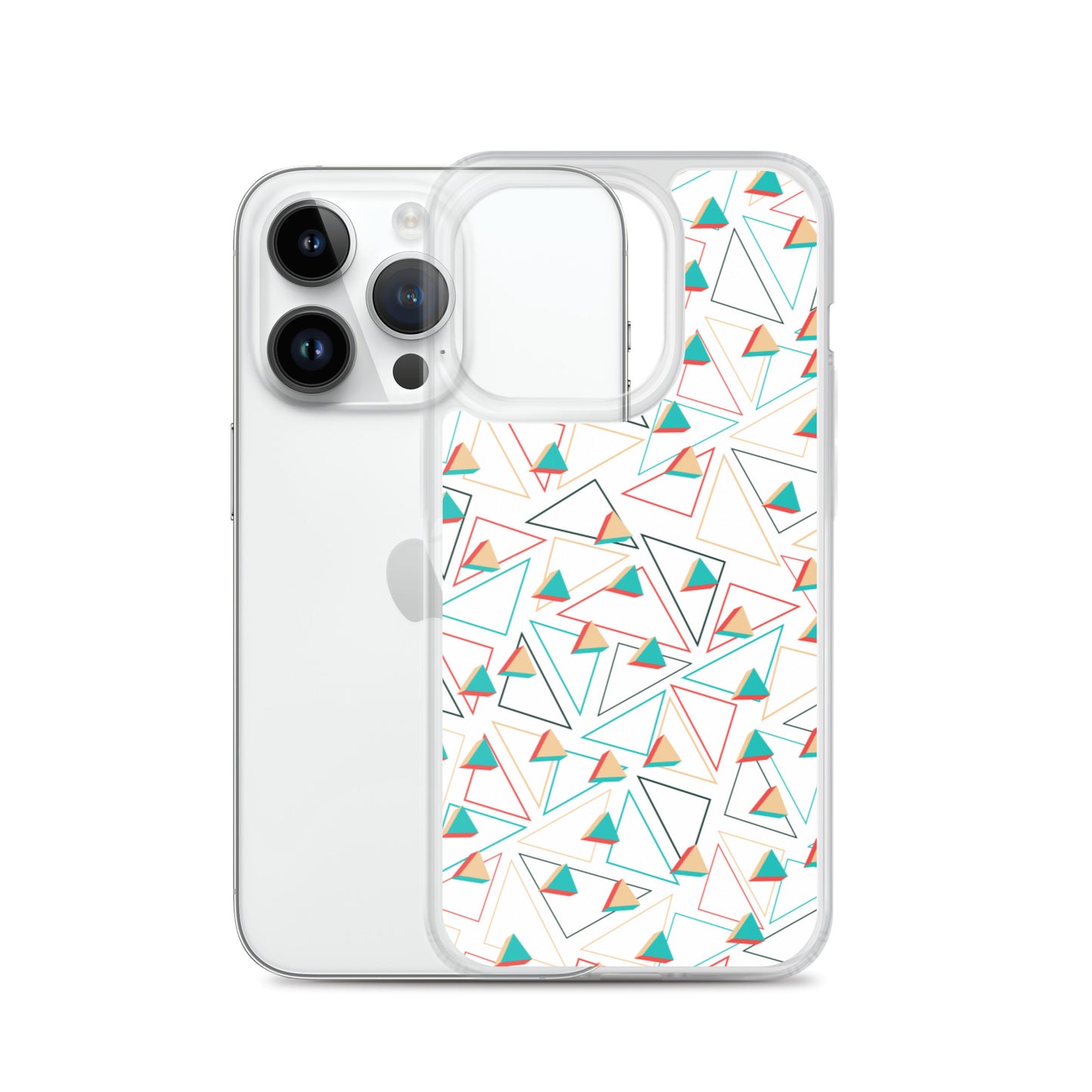 Triangular Candied White iPhone Case