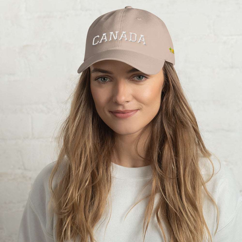 Bold CANADA 4 Side Embroidery Classic Dad Hat TeeSpect