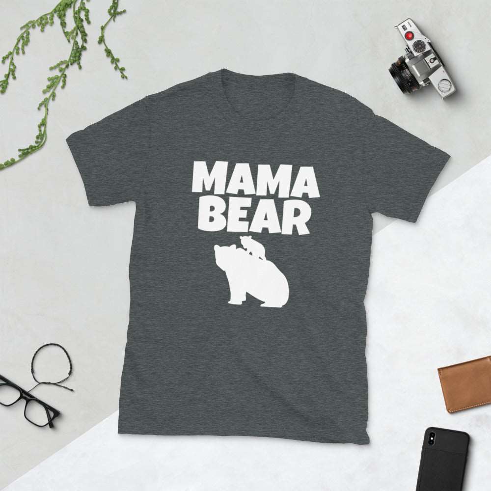 Bold Mama Bear Softstyle Short-Sleeve Unisex T-Shirt TeeSpect