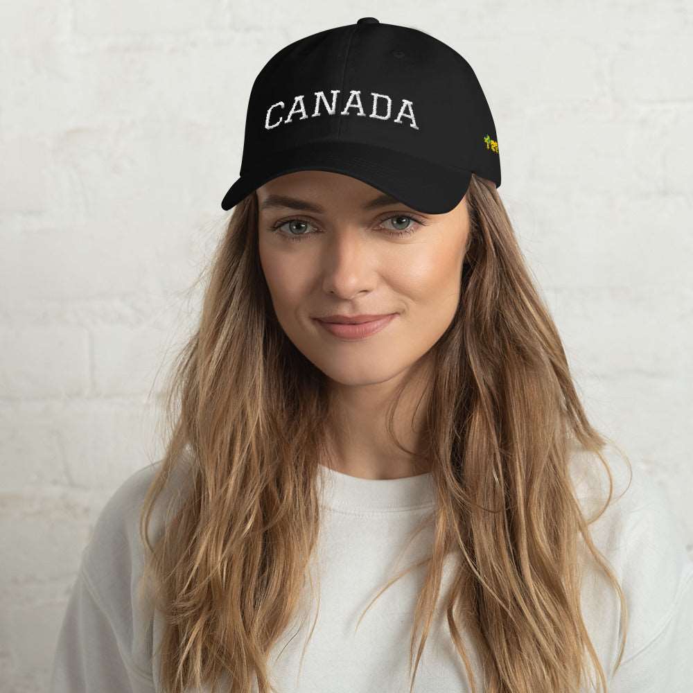 Bold CANADA 4 Side Embroidery Classic Dad Hat TeeSpect