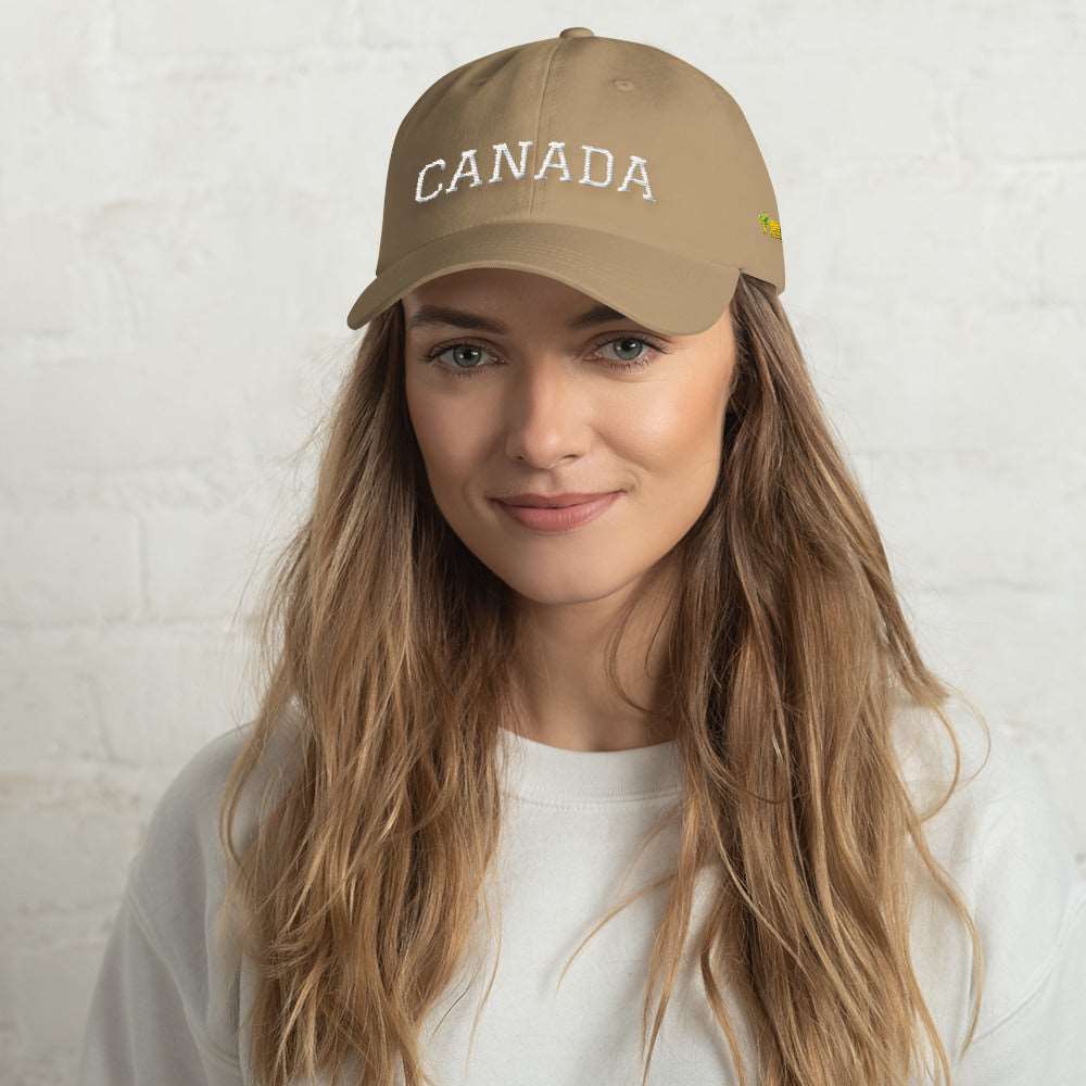 Bold CANADA 4 Side Embroidery Classic Dad Hat TeeSpect