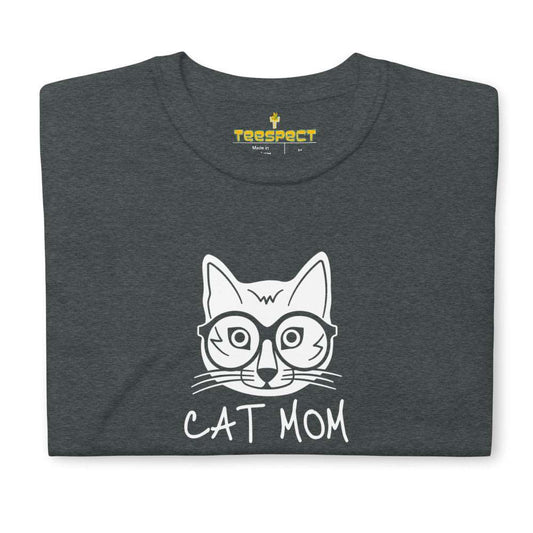 Cat Mom Unisex Softstyle Short-Sleeve T-Shirt TeeSpect