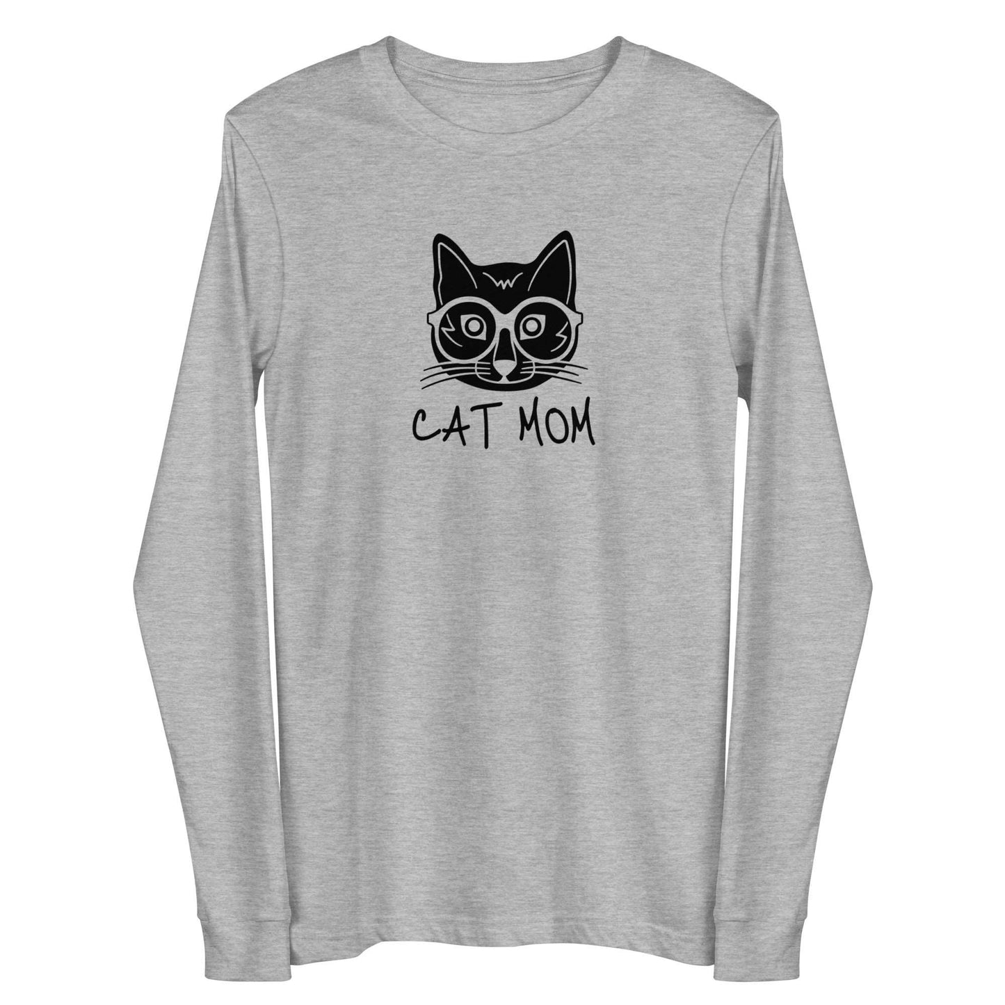 Cat Mom Unisex Long Sleeve Tee TeeSpect