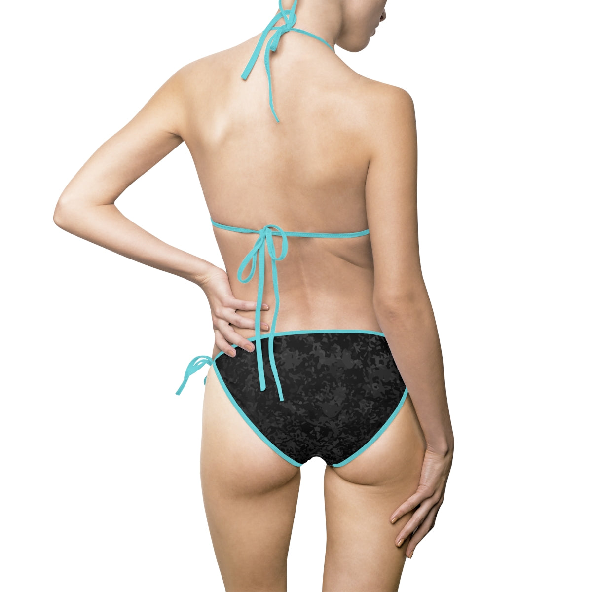 Neo Camo Black Women's Bikini Swimsuit