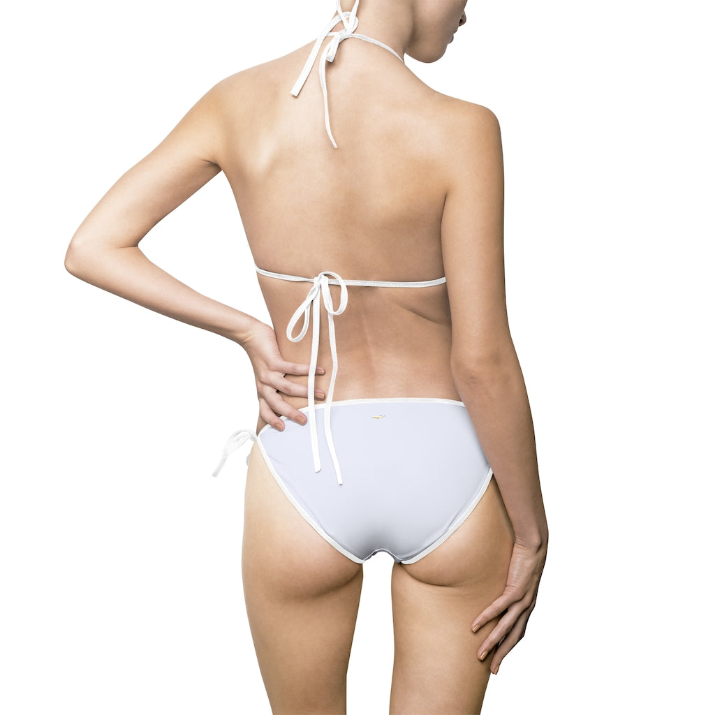 Brilliant White Women's Bikini Swimsuit TeeSpect