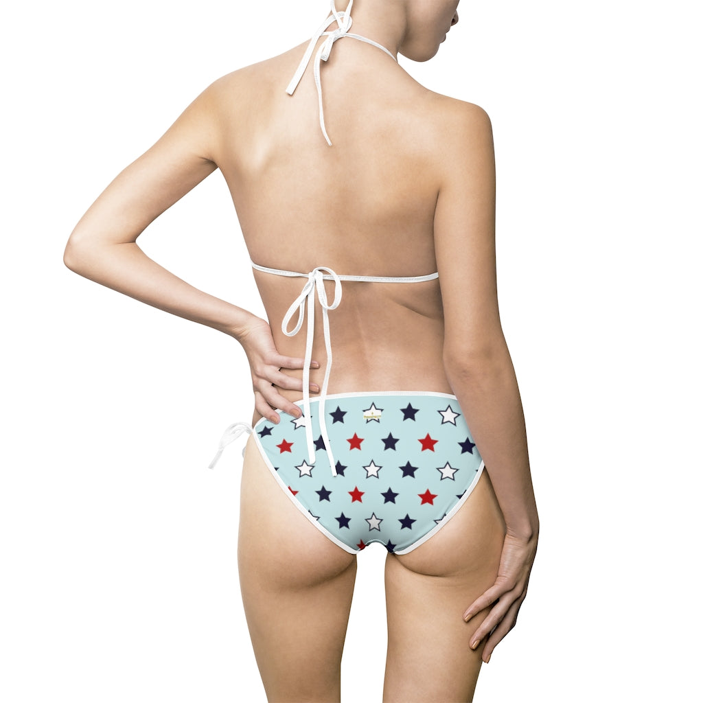 Multi Stars Women's Bikini Swimsuit TeeSpect