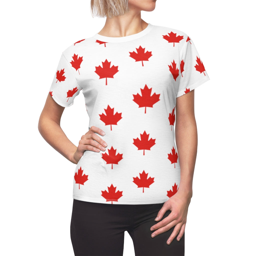 All Maple-Leafed Out Women's AOP Cut & Sew Tee TeeSpect