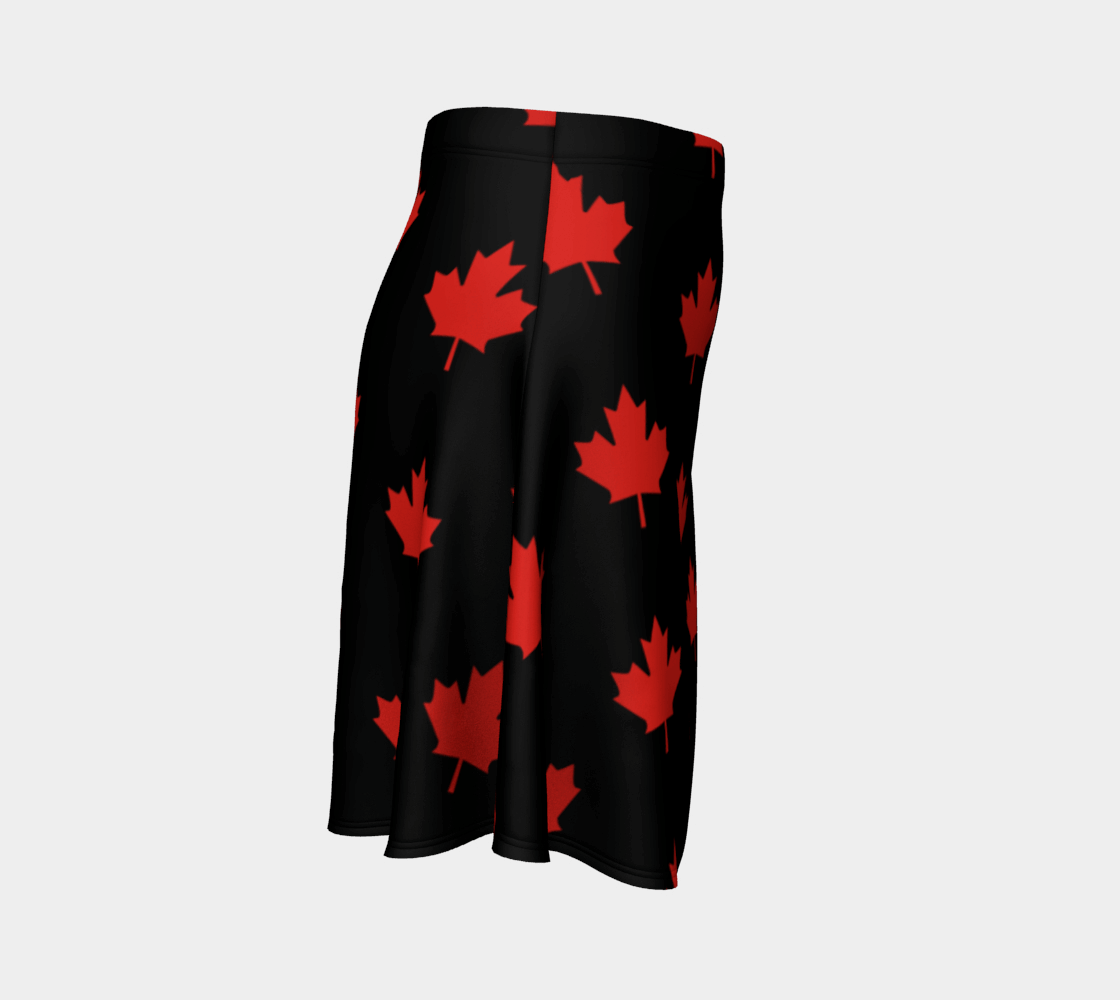 All Over Maple Leaf Black TeeSpect