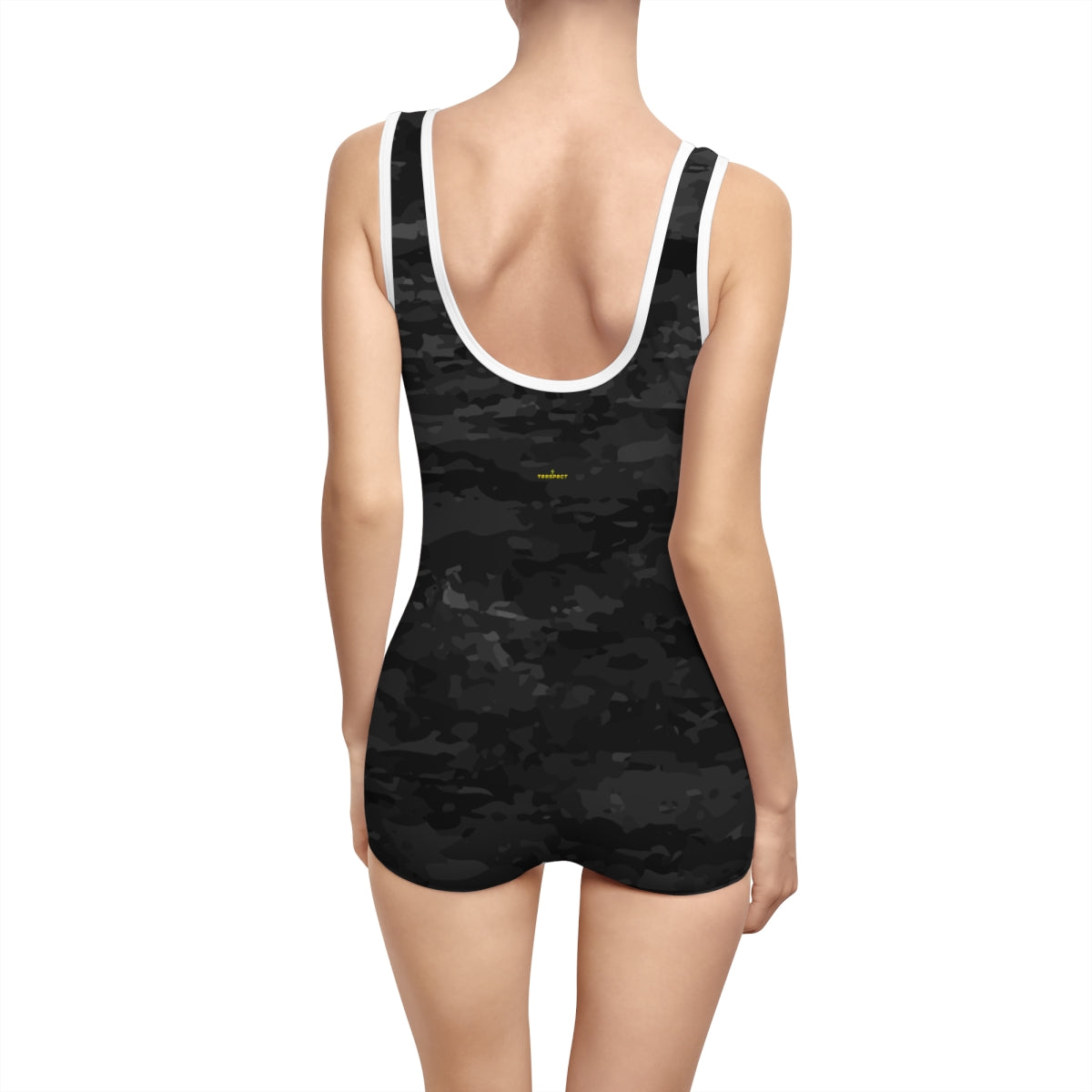 Bañador Vintage Mujer Neo Camo Negro