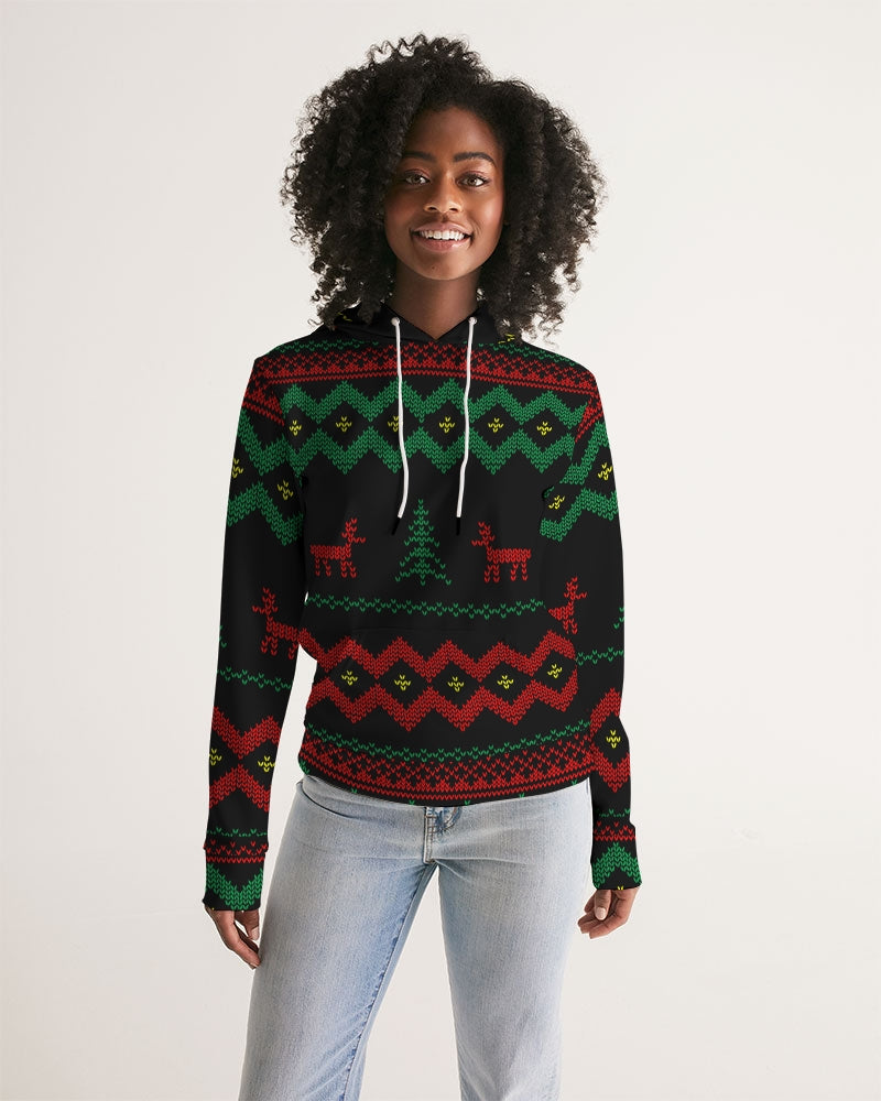 Christmas Merry Sweatshirt (Sweater) Black Women's Hoodie TeeSpect