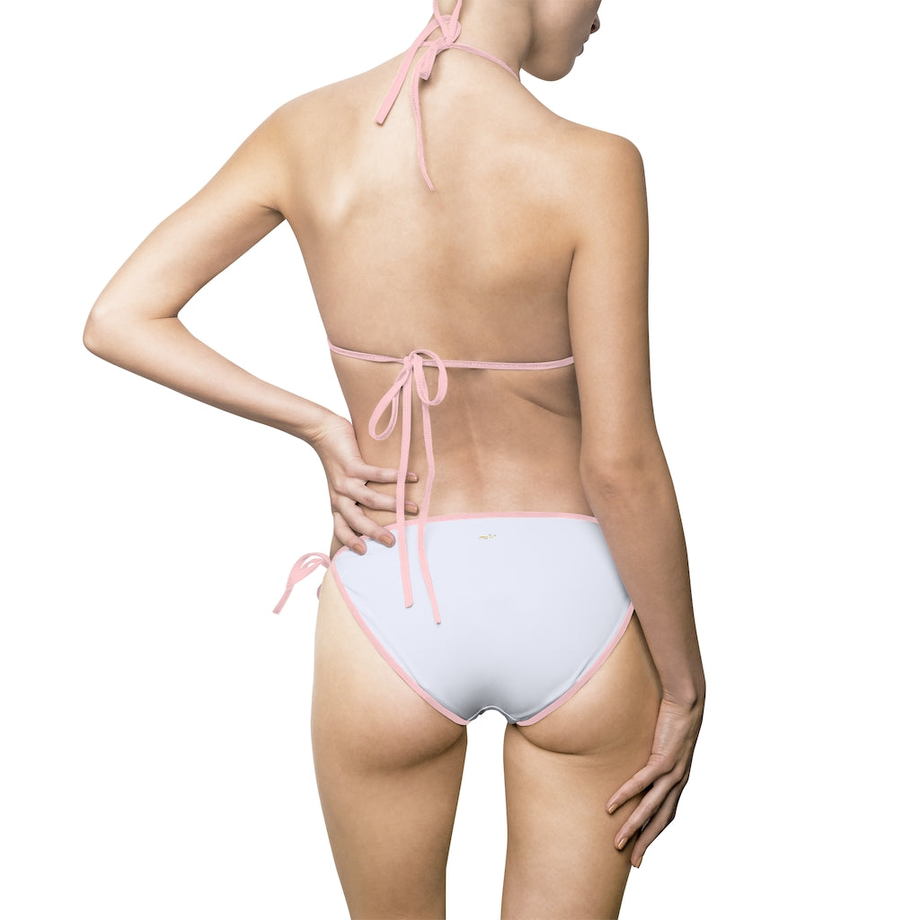 Brilliant White Women's Bikini Swimsuit TeeSpect