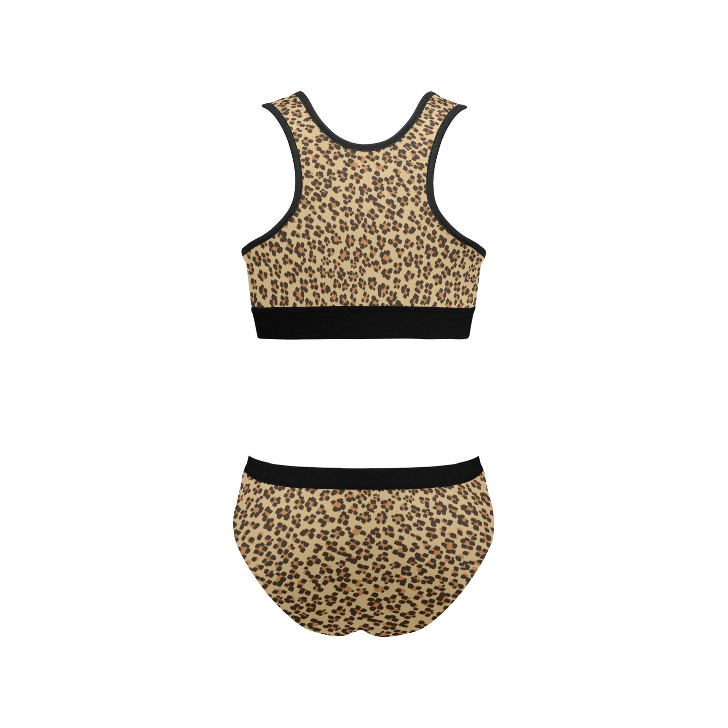 Leopard On Women's Sports Bra Yoga Set