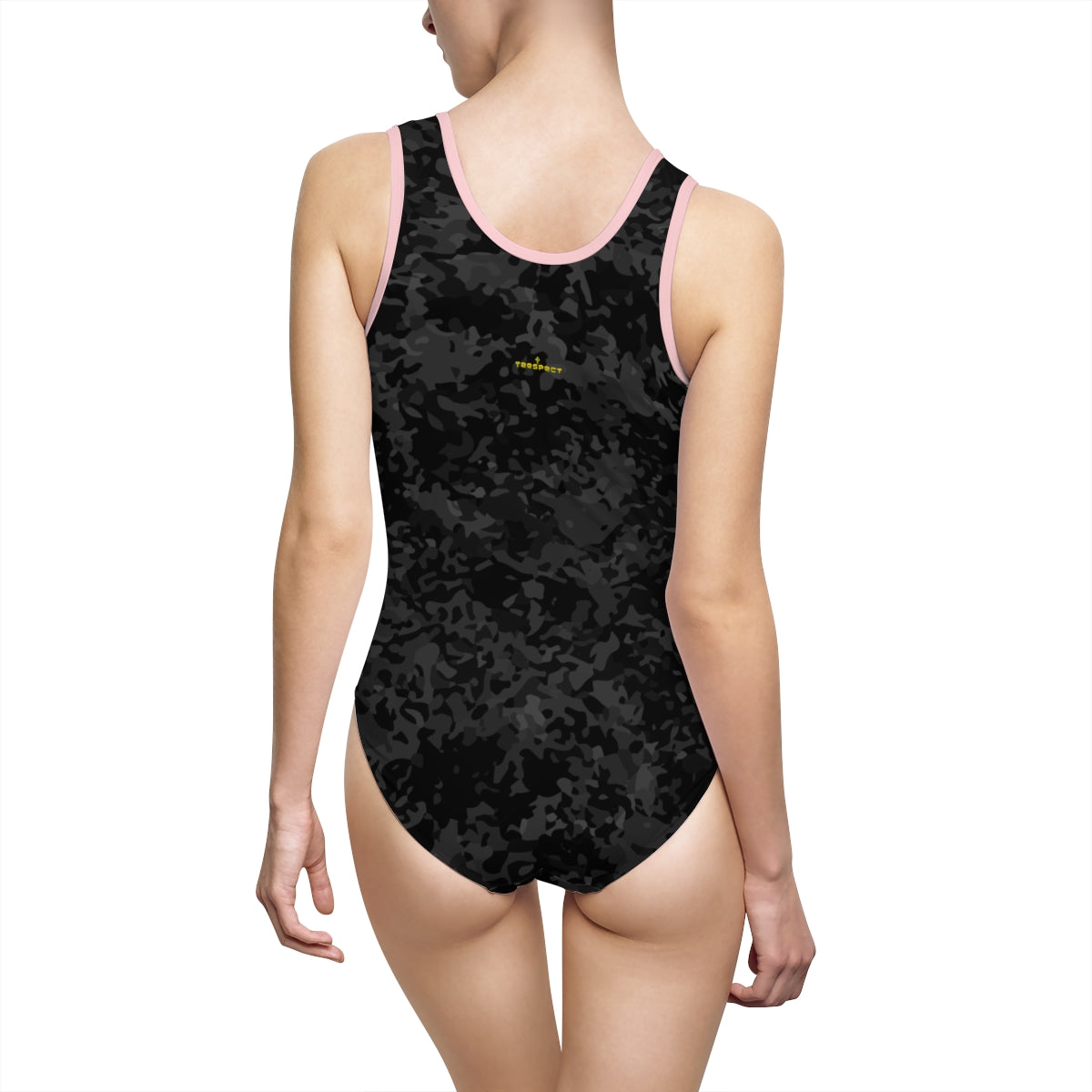 Neo Camo Black Women's Classic One-Piece Swimsuit