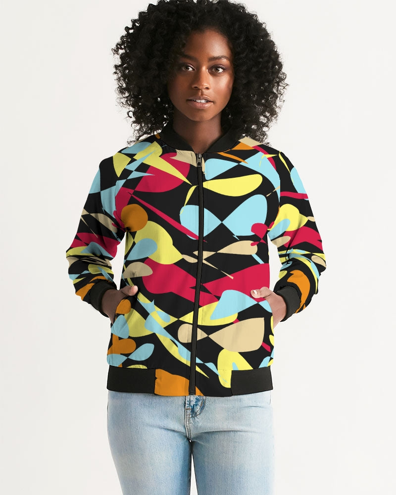 When Confused Black Women's Bomber Jacket TeeSpect
