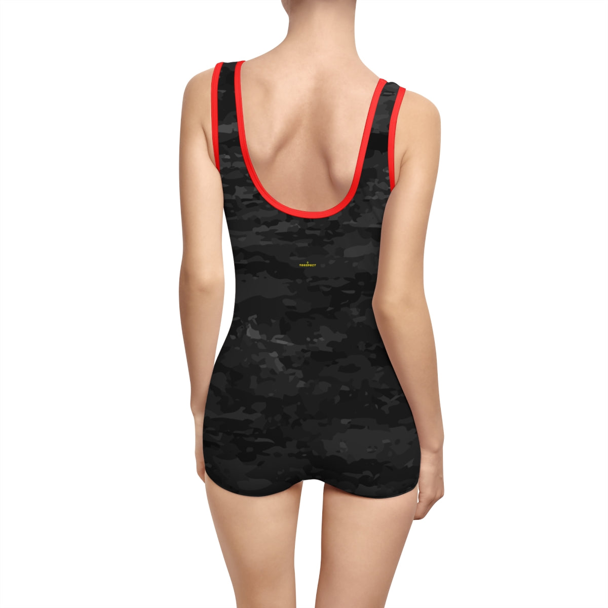 Bañador Vintage Mujer Neo Camo Negro