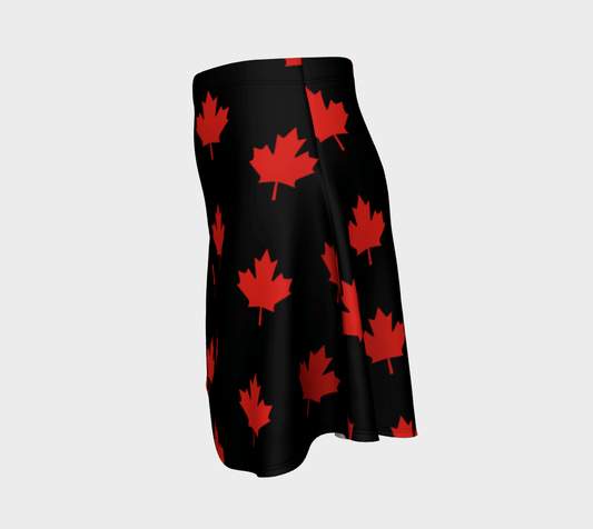 All Over Maple Leaf Black TeeSpect