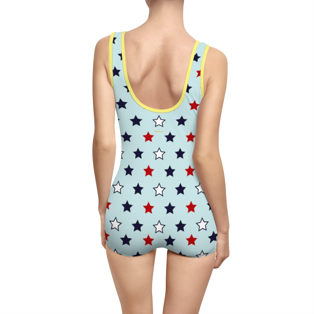 Multi Stars Women's Vintage Swimsuit TeeSpect