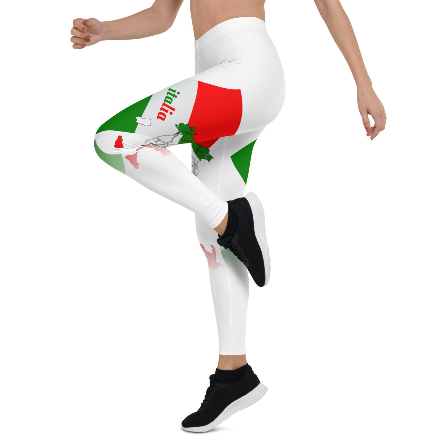 Elegant Italia - Italy Flag And Map Stylish, Durable, Women's Leggings