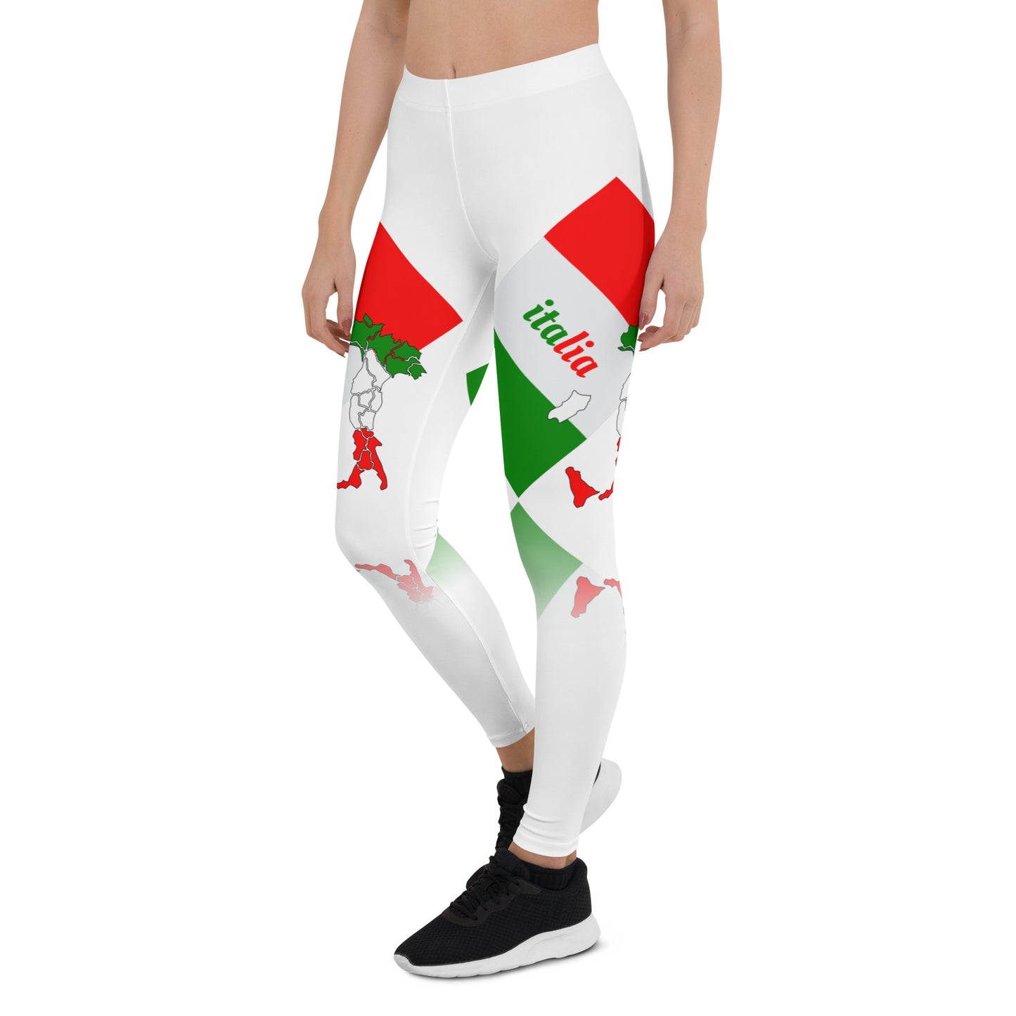 Elegant Italia - Italy Flag And Map Stylish, Durable, Women's Leggings