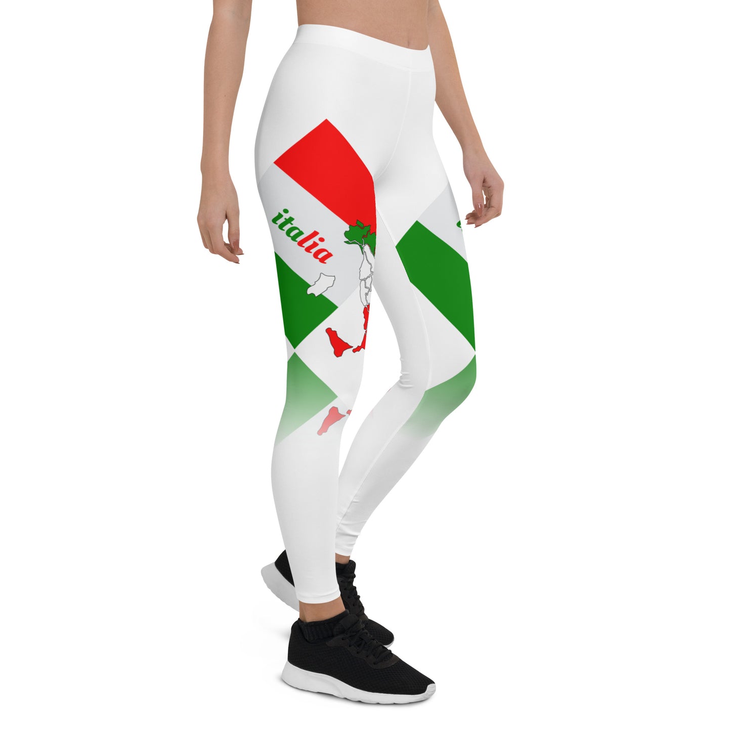 Elegant Italia - Italy Flag And Map Stylish, Durable, Women's Leggings