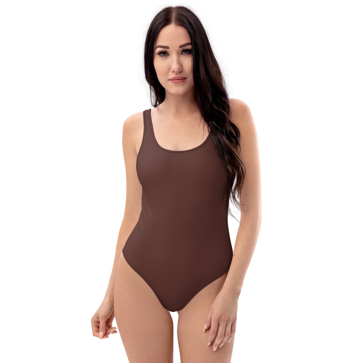 Multiple Nude Natural Skin Tone Colored Smooth Fabric, Cheeky Fit One-Piece Comfortable Swimsuit TeeSpect