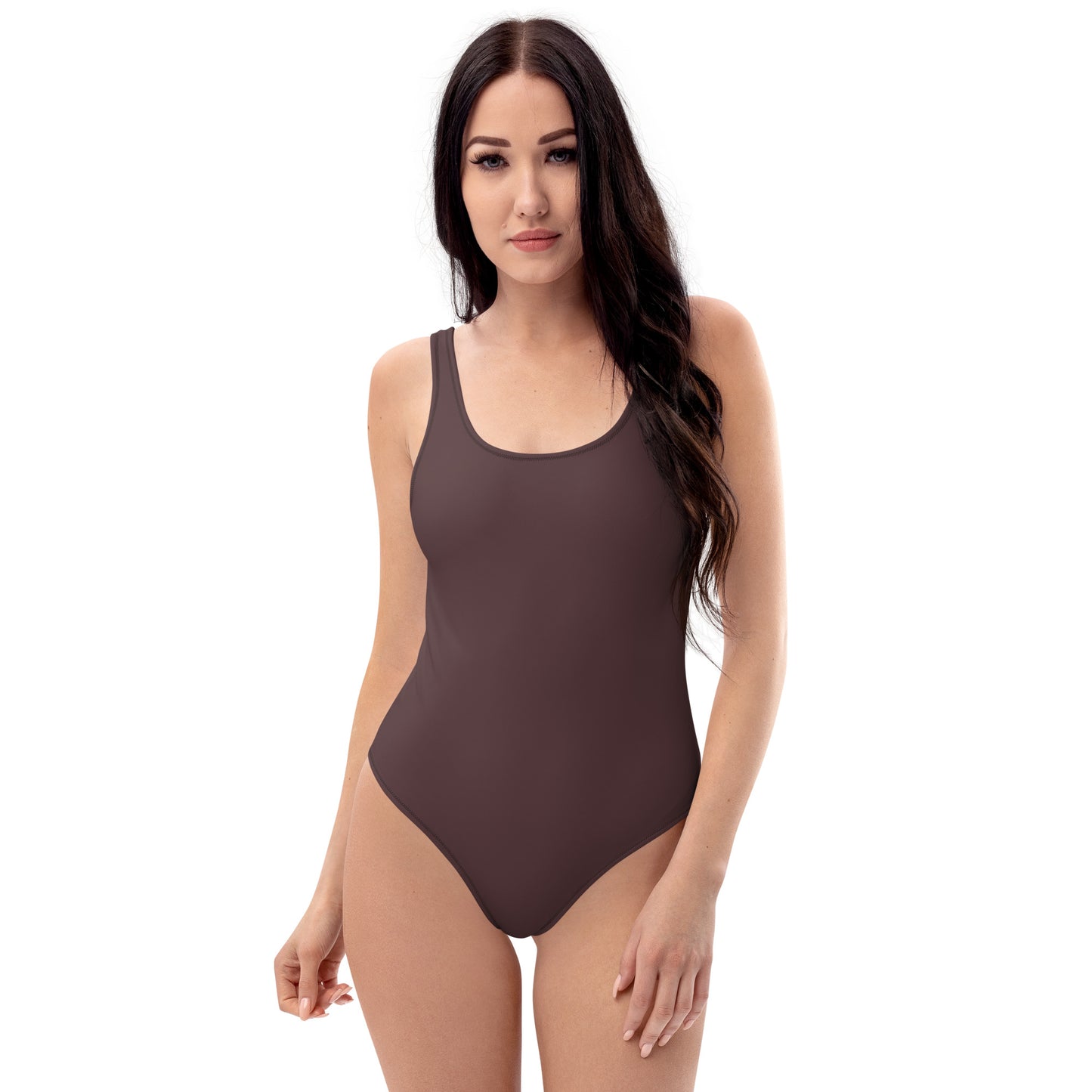 Multiple Nude Natural Skin Tone Colored Smooth Fabric, Cheeky Fit One-Piece Comfortable Swimsuit TeeSpect