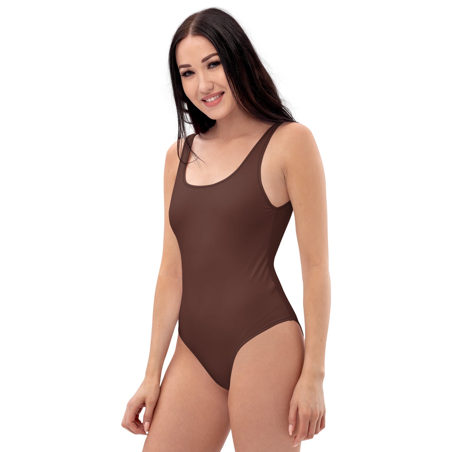 Multiple Nude Natural Skin Tone Colored Smooth Fabric, Cheeky Fit One-Piece Comfortable Swimsuit TeeSpect