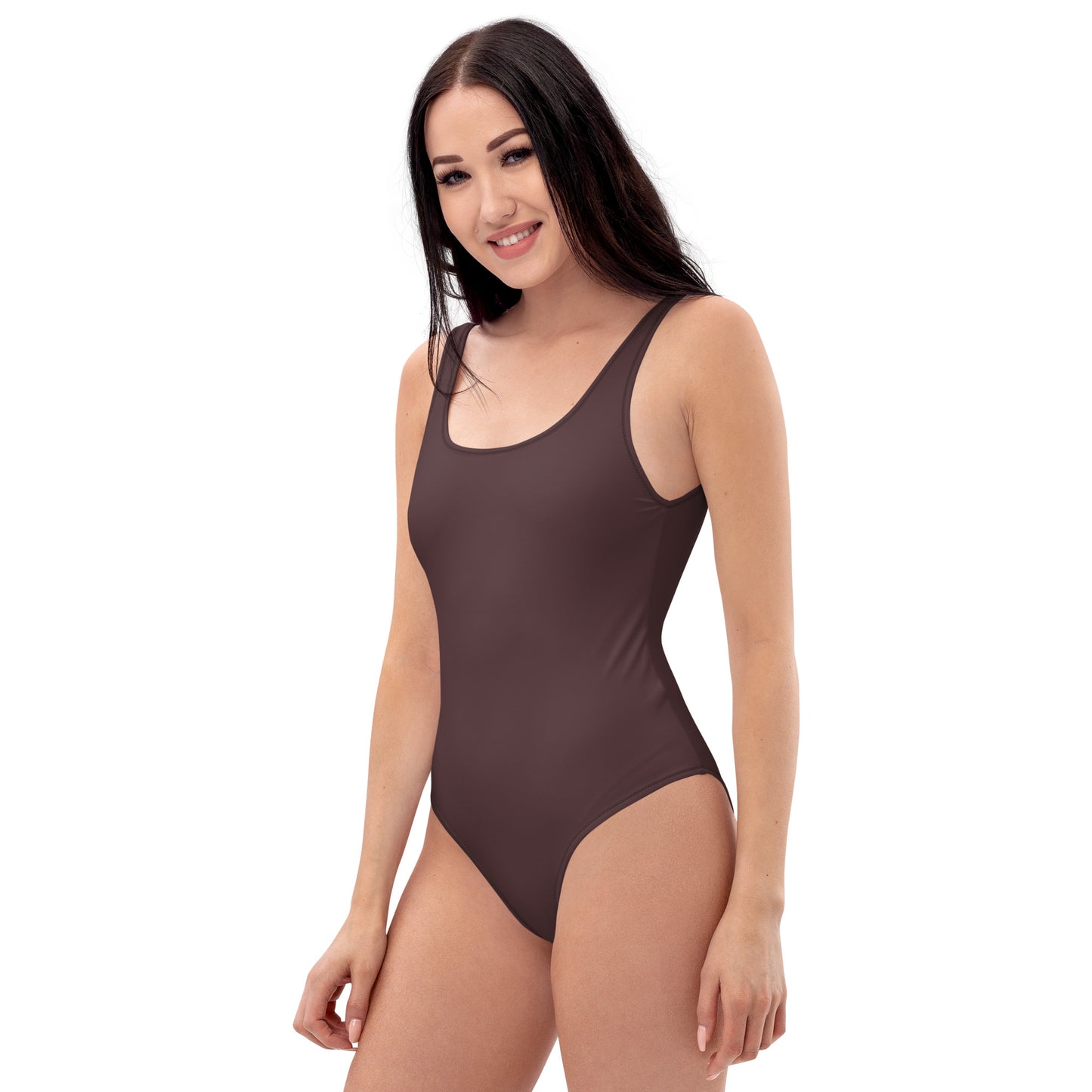 Multiple Nude Natural Skin Tone Colored Smooth Fabric, Cheeky Fit One-Piece Comfortable Swimsuit TeeSpect
