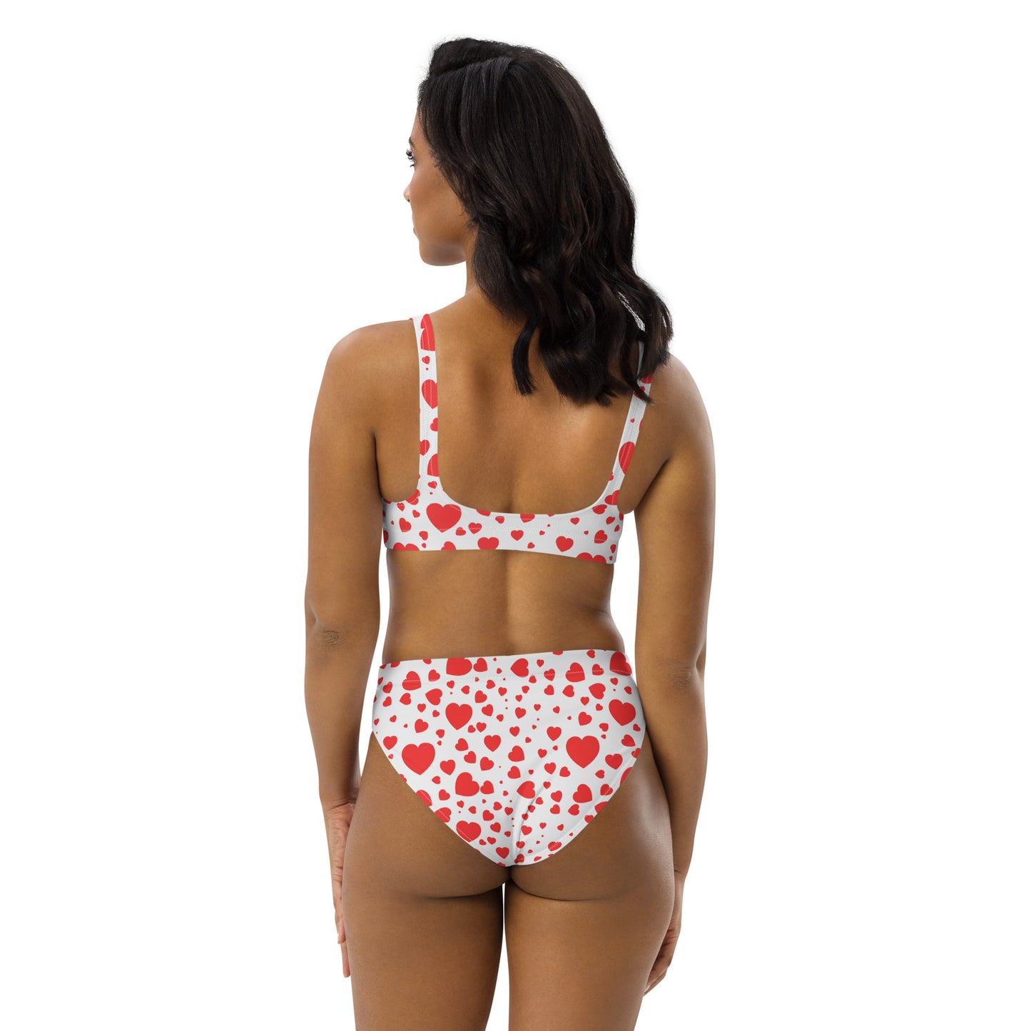 Plenty Hearts Aflutter Recycled High-Waisted Bikini