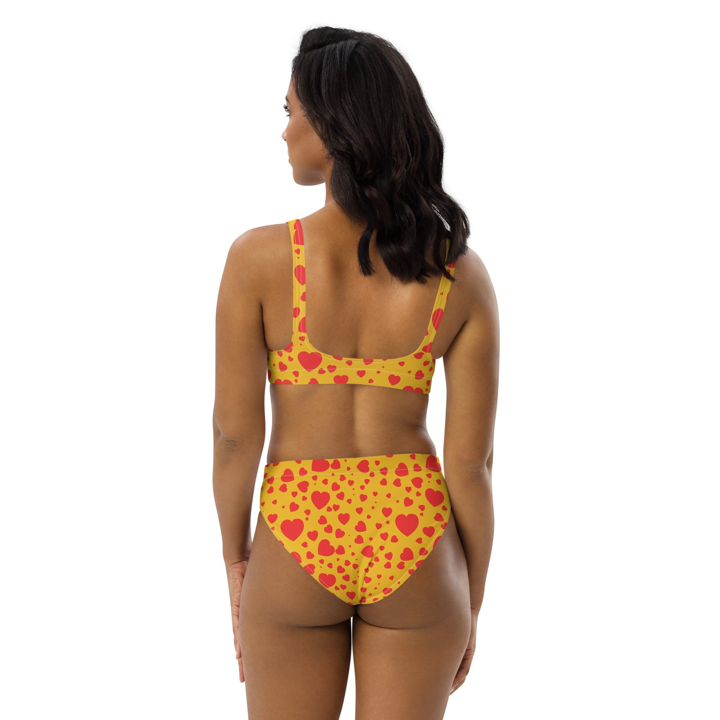 Plenty Hearts Aflutter Recycled High-Waisted Bikini