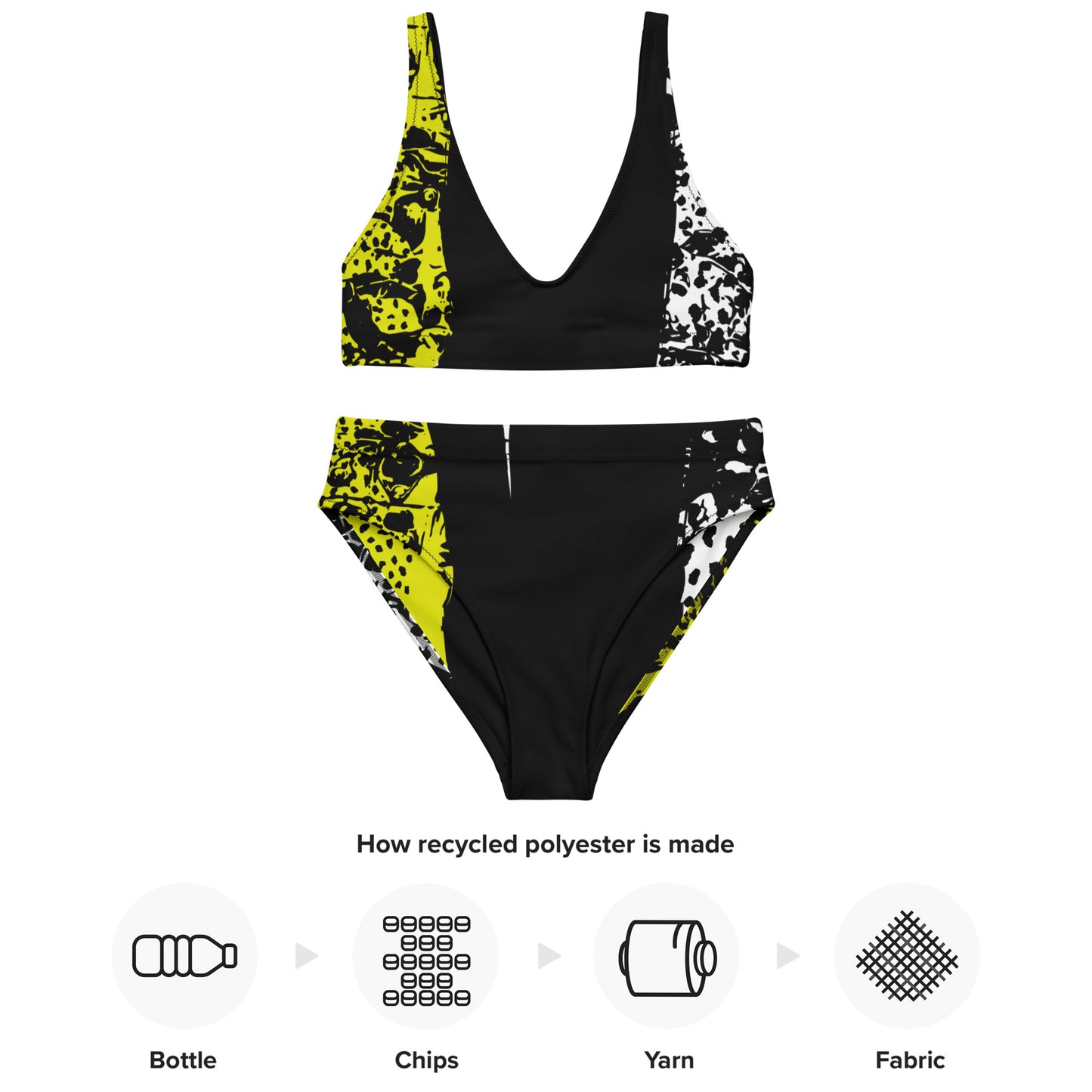 Triple Wild Recycled High-Waisted Bikini