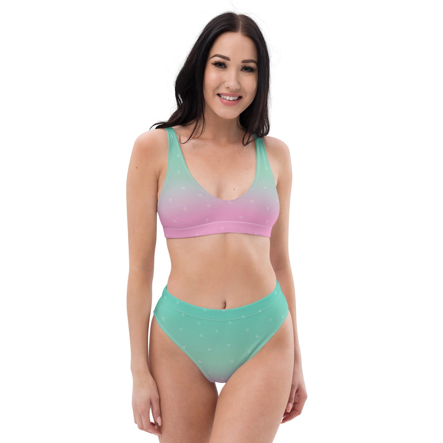 Semi Circle Recycled High-Waisted Bikini